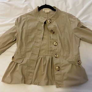 Michael Kors tan jacket